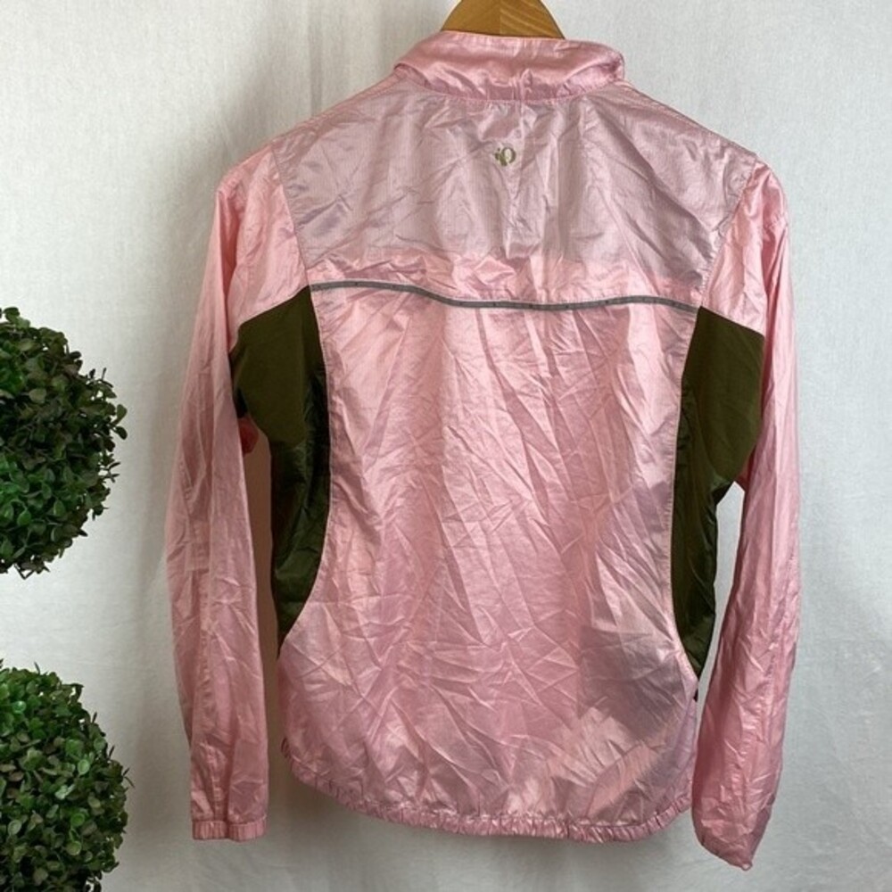 Pearl Izumi Women's Pink Zip Up Light Weight Bicycle Cycle Jacket M - Picture 3 of 7